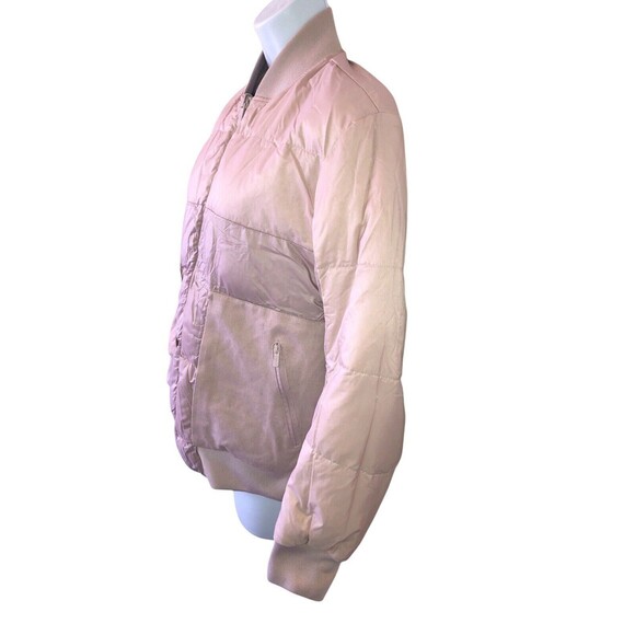 Lululemon Jacket Womens 4 Roam Far Wool Bomber Goose Down 3-in-1 Puffer Pink - Picture 4 of 10